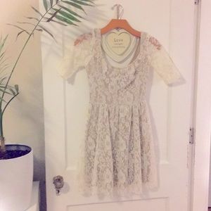 SOLD!!!Beautiful Bershka lace dress